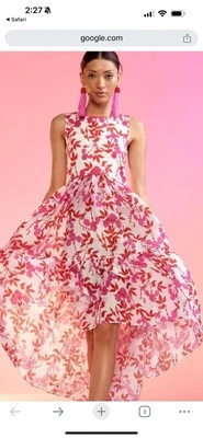 Vestido Cynthia Rowley Ramie Tier.  Talla M Foto 1 de 4