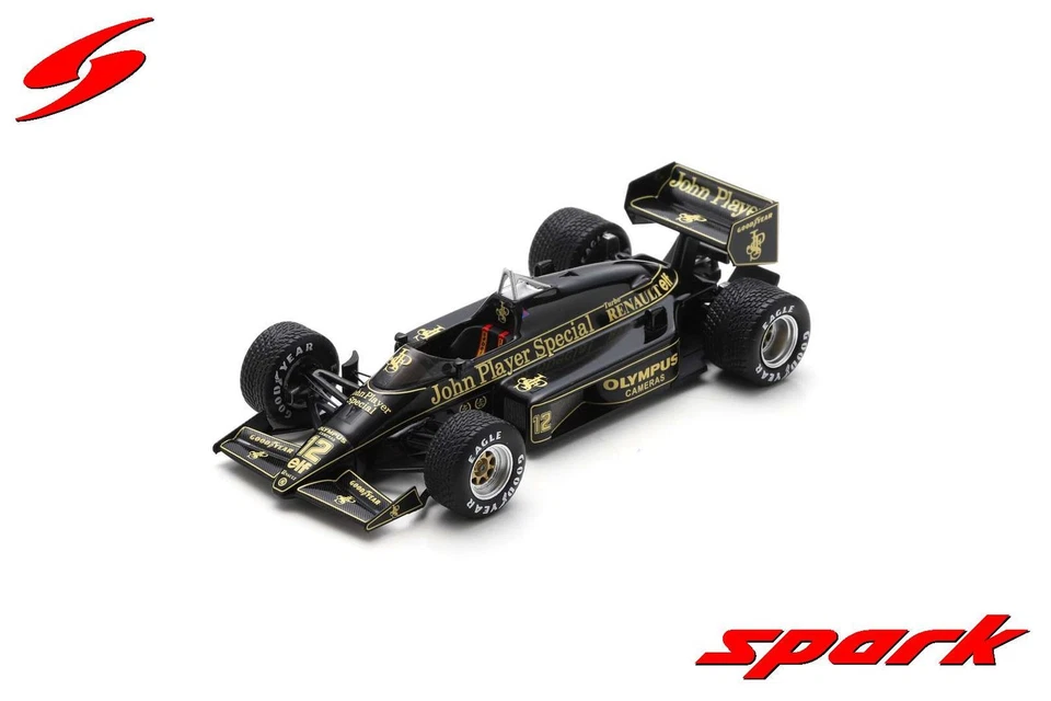 Spark S7154 1/43 Lotus 97T No.12 Vincitore Belgio Gp 1985 Ayrton Senna Vettura