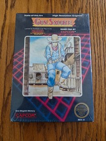 Gun.Smoke (Bar Cover) (Nintendo NES, 1988, Capcom) - Factory Sealed