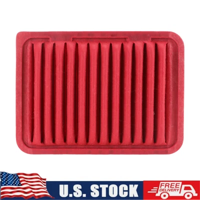 CA10190 Engine Air Filter Fit for Pontiac Vibe Scion xD Toyota Matrix Yaris Red - Image 1 of 4