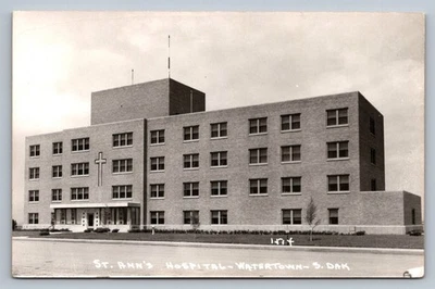 Postcard RPPC South Dakota Watertown St. Ann's Hospital Kodak Unposted I703 - Image 1 of 2