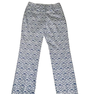 New Directions Cotton Chino Pants Women's Size 12 NWT Damask Straight Leg - Picture 1 of 16