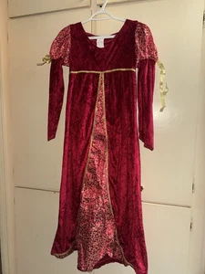 Niñas XL 14-16 Renacimiento Feria Doncella Halloween Disfraz Ren Faire Vestir - Imagen 1 de 3
