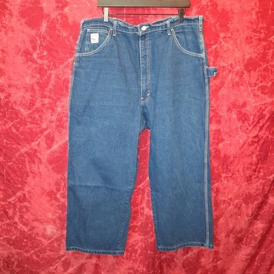 Vintage 90s Pointer Brand Blue Jeans Men's 42X26 Carpenter Workwear Made in USA - Image 1 of 4