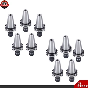 CAT40-ER16 Collet Chucks 10 Pcs Tool Holder Set W. 2.76" Long Gage Length New - Picture 1 of 12
