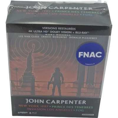 John Carpenter 4K Ultra HD + Blu-ray SteelBook Box Set 4 Films Region B Fnac - Image 1 of 4
