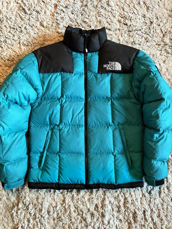 The North Face Nuptse Men's Puffer Jacket Blue turquoise 700 Ski Jacket - Image 1 of 4