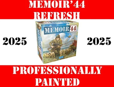 Memoir 44 Refresh 2025: Professionally Painted Edition 🎨🖌️ Tabletop Ready BORG - Image 1 of 4