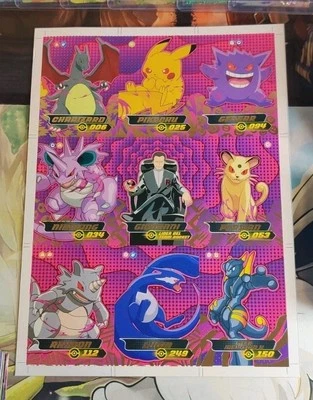 Pokemon Rare Uncut Pokédex Shadow Sheet Volume 3 Peru - Image 1 of 3
