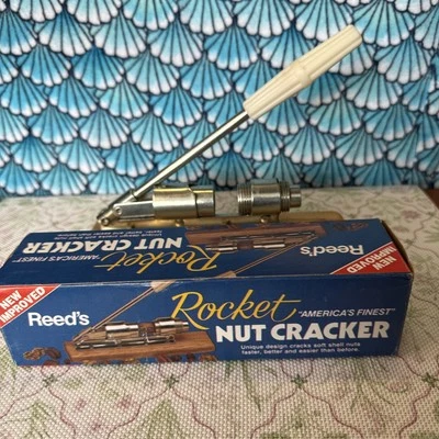 Vintage Reed’s Rocket Nut Cracker Model 816 Made In USA Pecan Walnut Brazil Nuts - Image 1 of 4