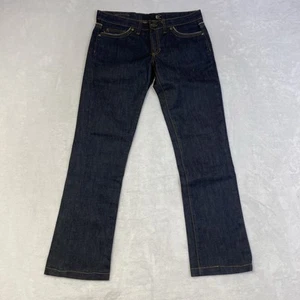 Just Cavalli Women's Size 31x29 Straight Leg Bootcut Dark Wash Blue Denim Jeans - Picture 1 of 12