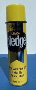 Vintage 1981 Lemon Pledge Furniture Polish Spray Advert Johnson’s Wax Prop - Picture 1 of 3