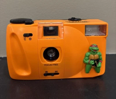 VTG TMNT Remco 35mm Orange Camera 1990 Teenage Mutant Ninja Turtles For Parts - Image 1 of 4
