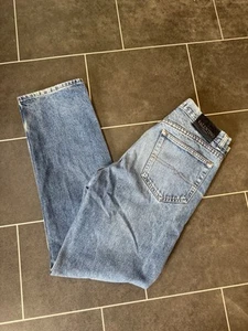 Valentino Garavani Straight Denim Jeans Blue W32 L32 Vintage y2k 90s - Picture 1 of 10