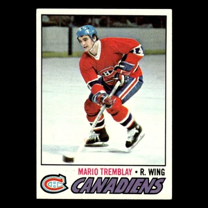 Mario Tremblay #163 1977 Topps Montreal Canadiens Hockey Card NHL EX - Picture 1 of 3