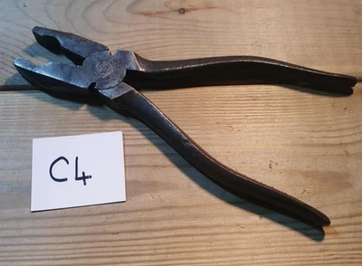 Vintage Pliers Old Engineering Tools Garage Mechanical Tool - Image 1 of 3