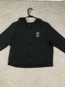 1st Phorm Hoodie Womens Medium Charcoal Legion of Boom Full Zip Thumbholes Gym - Picture 1 of 13