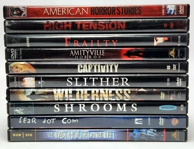Horror Movie DVD Collection Bundle Lot 10 Lesser-Known Cult Classic Thriller OOP - Image 1 of 4