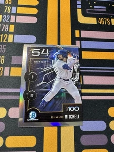 Bowman Chrome Blake Mitchell Top 100 2025 inserción BTP-54 Kansas City Royals - Imagen 1 de 6