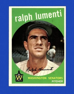 1959 Topps Set-Break #316 Ralph Lumenti como nuevo *GMCARDS* Foto 1 de 2