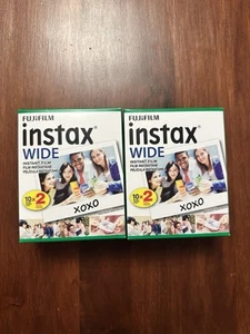 Fujifilm Instax Wide Film 4 Packs Or 40 Sheets/Exposures New Exp 05/2023 - Picture 1 of 3