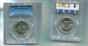 1963 D FRANKLIN SILVER HALF DOLLAR PCGS MS65 FBL 4130T - Picture 1 of 1