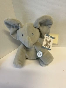Baby Gund Elephant Animated Flappy Ears Sing and Play Grey Plush Stuffed Animal - Picture 1 of 4