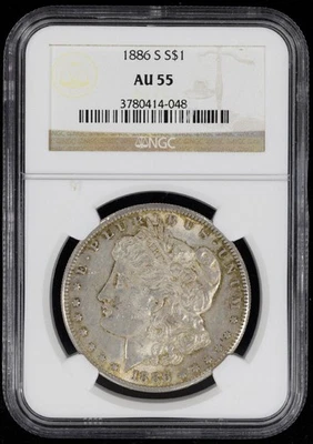 1886 S S$1 NGC AU55 Very Original - Image 1 of 2