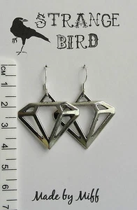 Bling it on! earrings diamond diamonds rock emo rockabilly - Bild 1 von 2
