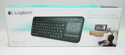 Logitech K400 (920-003070) Teclado Inalámbrico Panel Táctil Multitáctil Incorporado. NUEVO. - Imagen 1 de 2