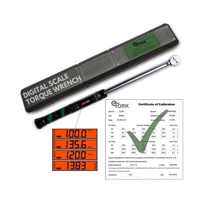 Precision Torque Wrench 1/2 Drive - Digital Scale Torque Wrench 25-250 ft-lb,... - Image 1 of 4