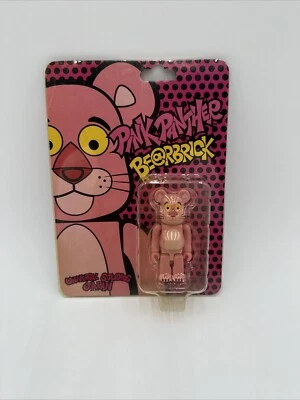 Medicom Bearbrick Universal Studio Japan Pink Panther 100% 2009 Brand New Sealed - Image 1 of 4