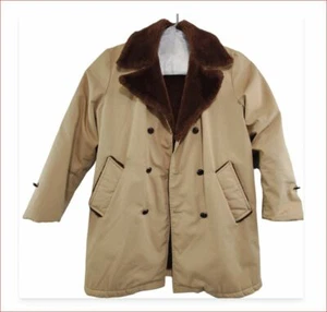 CalCraft Men Big~Tall Working DoubleBreasted Sz XL 44 Fuzzy SherpaLined Jacket - Picture 1 of 12