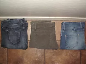 JEANS DE MUJER PARA NIÑA TALLA. 7 PANA VERDE DELGADA Y ROXY REFUGE PREMIUM Y SHASA - Imagen 1 de 24