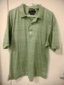 Camisa polo de golf verde Greg Norman premium manga corta para hombre talla L - Imagen 1 de 4