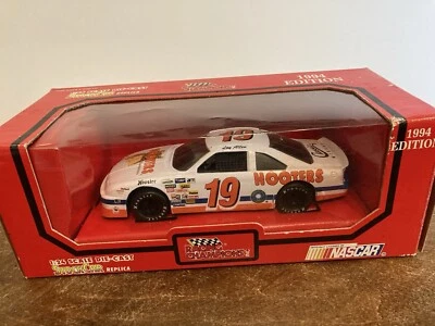 Die Cast Hooters Stockcar. 1994 Edition. #19. 1:24 Scale. Original Box. NASCAR. - Image 1 of 3