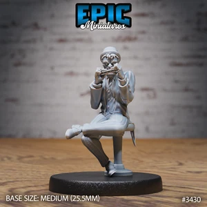 Undead Musician B by Epic Miniatures Monster RPG D&D Pathfinder 3D Print - Picture 1 of 2