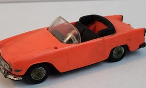 Vintage Norev #19 Simca Oceane Orange Plastic 1/43 scale France -RARE! - Picture 1 of 8