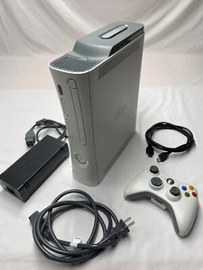 Xbox 360 Core Console Bundle 20Gb Matte White HDMI - Restored, Tested, Clean - Picture 1 of 7