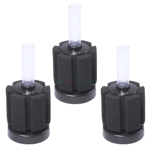 AQUANEAT 3pcs Aquarium Sponge Filter for Breeding Fry Betta Shrimp Fish Tank - Picture 1 of 7