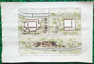 XVIII ème - Chine - Chin Ywen Fu - Rares Plans par Bellin & Schley - 40x26 1752 - Picture 1 of 2