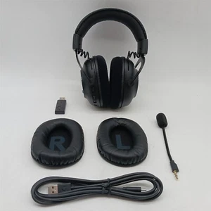 Logitech G PRO X Wireless Headset, DTS:X 2.0, PRO-G Drivers, Black - Picture 1 of 3