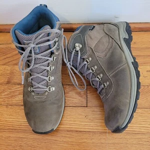 Timberland 9 Brown Leather Hiking Work Boots Mt Maddsen Waterproof - Picture 1 of 8