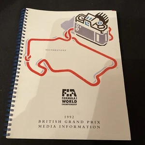 Fórmula Uno F1 1992 GP de Gran Bretaña Campeonato Mundial Silverstone Media Pack ¡RARO! - Imagen 1 de 13