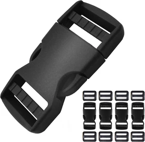 Plastic Buckle Clips for 1 Inch Straps 4 Pack 1" Quick Side Release Buckles for - Picture 1 of 11