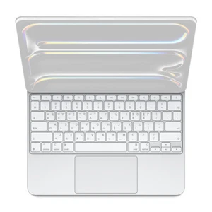 Clavier coréen Apple Magic Keyboard pour iPad Pro 13" (M4) MWR43KU/A (Blanc) - Boîte ouverte - Photo 1/5