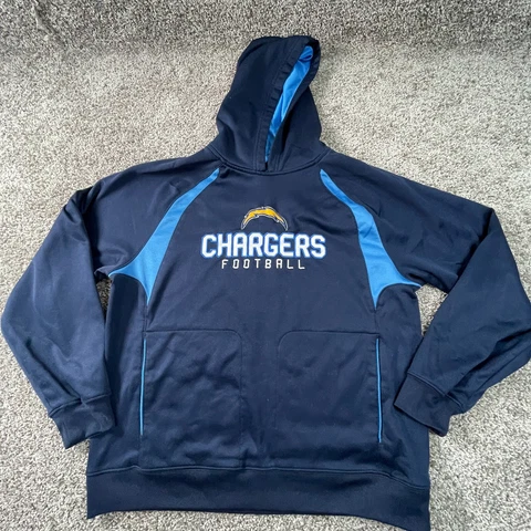 Los Angeles Chargers Sweatshirt Adult Medium Blue Hoodie NFL Football Men * Cover