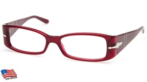 NEW PERSOL 2853-V 776 Red EYEGLASSES FRAME 51-15-135mm Italy - Picture 1 of 10