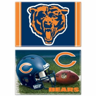 CUATRO (4) OSOS CHICAGO IMANES 2" X 3" DE WINCRAFT (PAQUETE DE CIERRE) Foto 1 de 2