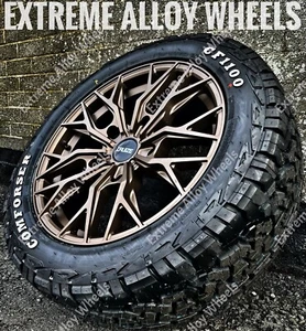 18" Bronze GTX Alloy Wheels Fit Ford Transit Custom 2024 6x120 All Terrain Tyres - Picture 1 of 3